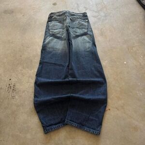 Baggy Southpole Members Property Styl Faded Y2K Skater Vintage Jeans 34x34